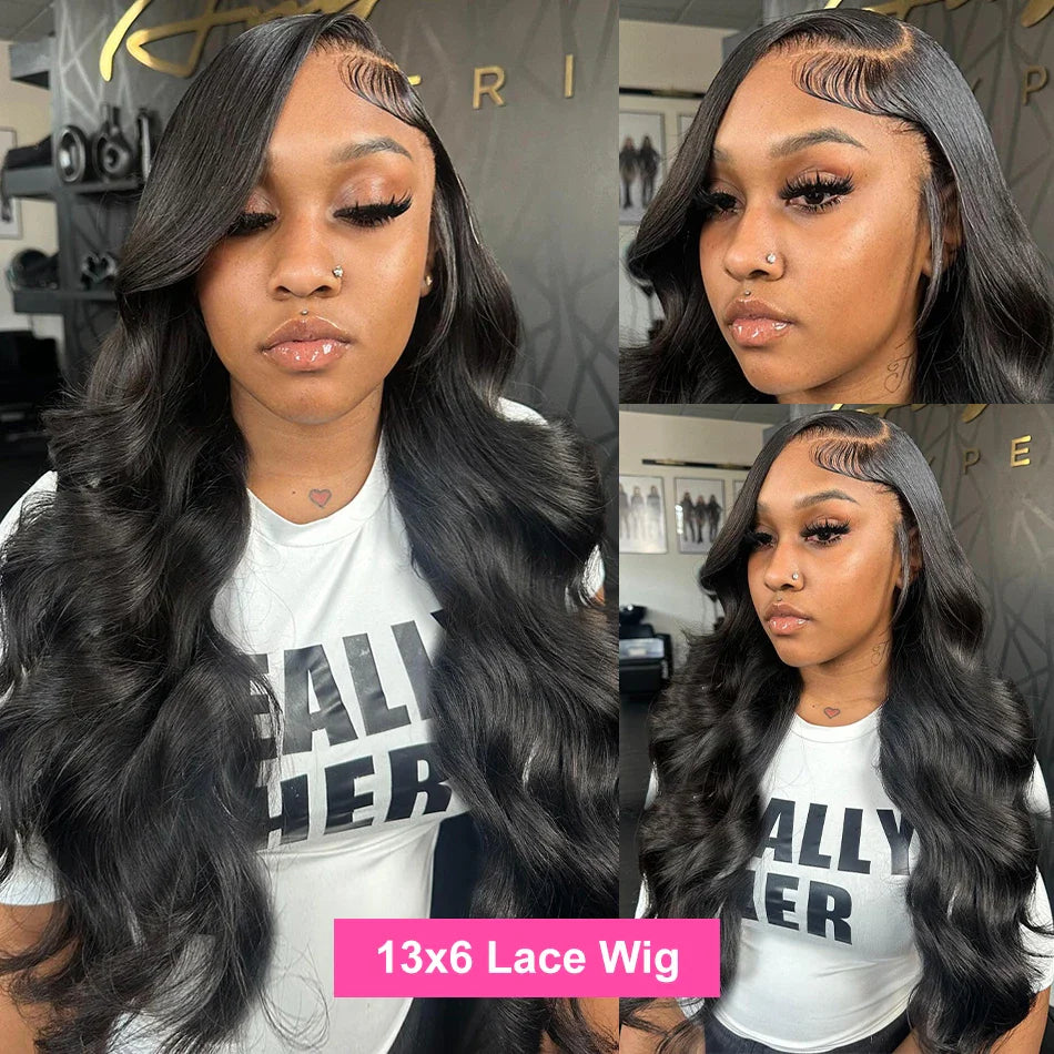 Brazilian Body Wave 13x6 / 360 HD Transparent Lace Front Wig | Pre-Plucked 13x4 Lace Frontal Human Hair Wig for Women