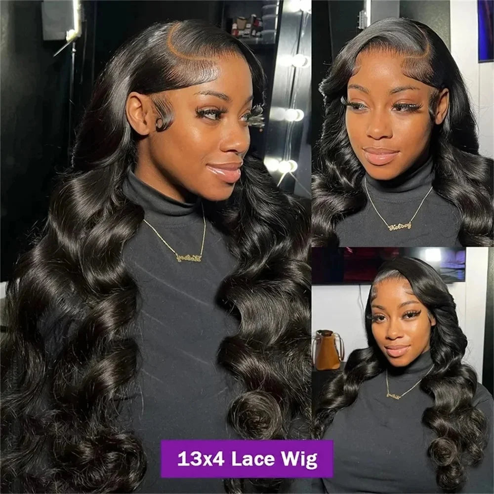 Brazilian Body Wave 13x6 / 360 HD Transparent Lace Front Wig | Pre-Plucked 13x4 Lace Frontal Human Hair Wig for Women